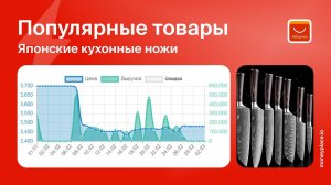 Продажи японских кухонных ножей на Aliexpress. Аналитика маркетплейса