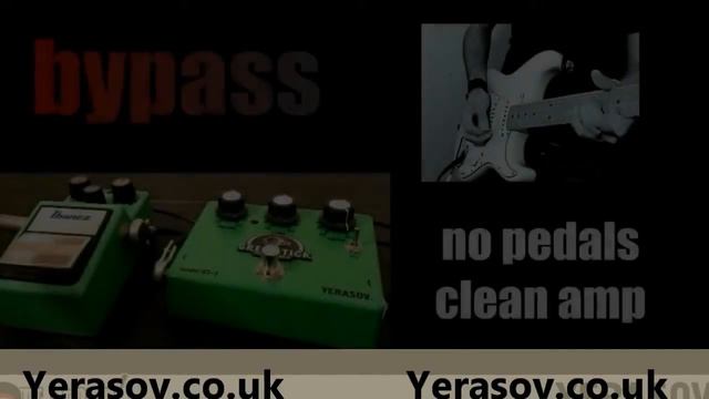 Yerasov GT-1 v ibanez tube screamer Demo смотреть онлайн
