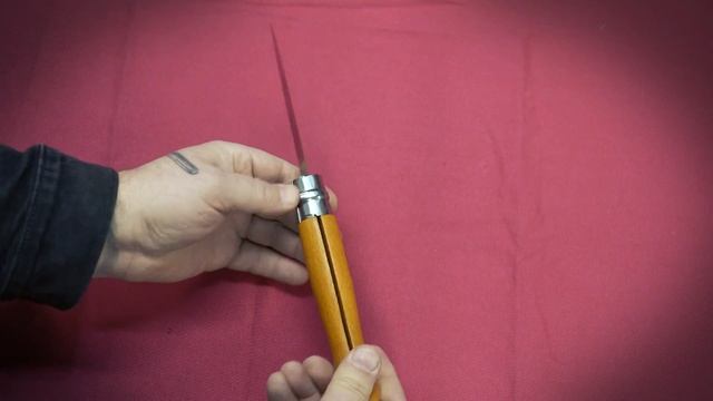 Устройство фиксации клинка складного ножа Опинель "Вироблок"/ Viroblock