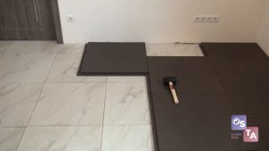Монтаж модульного напольного покрытия из ПВХ ТМ “OSTA”