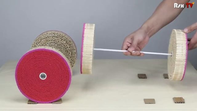 Самая масштабная самоделка. Делаем пушку из 100000 спичек и поджигаем/We make a automotive gun/DIY смотреть онлайн