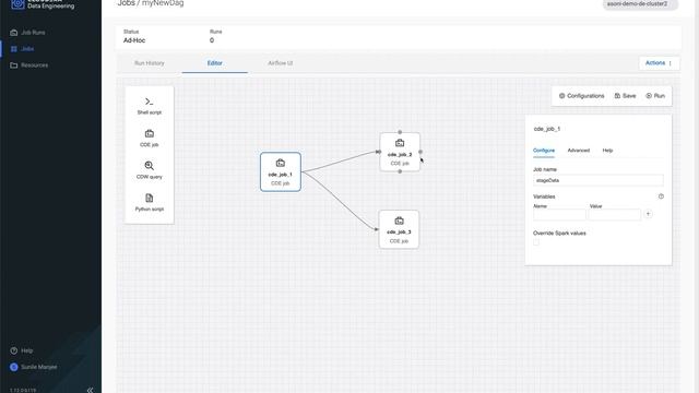 Cloudera Data Engineering Airflow UI and Triggers смотреть онлайн