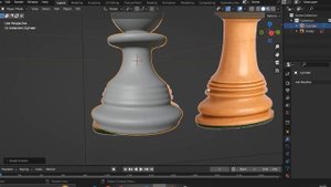 Blender. Первый урок создания пешки.
