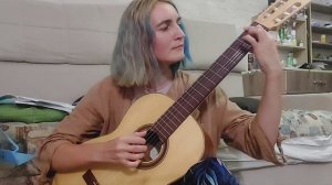 Этюд Таррега Tarrega Etude :) bought my guitar 9 months ago)