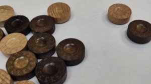 Фишки для нард Презент 30 мм, бук, лак