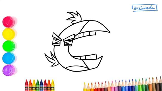 🔴How to Draw Alphabet Lore C Yellow | Angry Birds смотреть онлайн