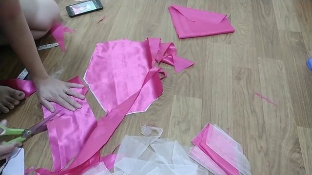 DIY:DISNEY PRINCESS DRESS requested by my little girl/princesAurora#sleeping beauty смотреть онлайн