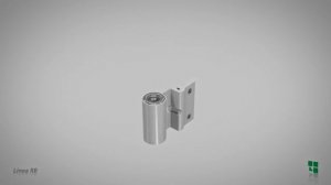 ДВЕРНАЯ ПЕТЛЯ GIESSE LINEA RB, ДЛЯ ДВЕРЕЙ ИЗ АЛЮМИНИЕВОГО ПРОФИЛЯ