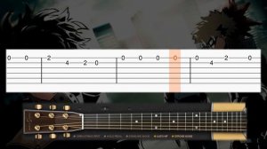 My Hero Academia OP1 - The Day - Guitar tutorial (TAB)