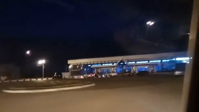Подъезжаем к аэропорту г.Магнитогорск, Россия, июль 2018г.