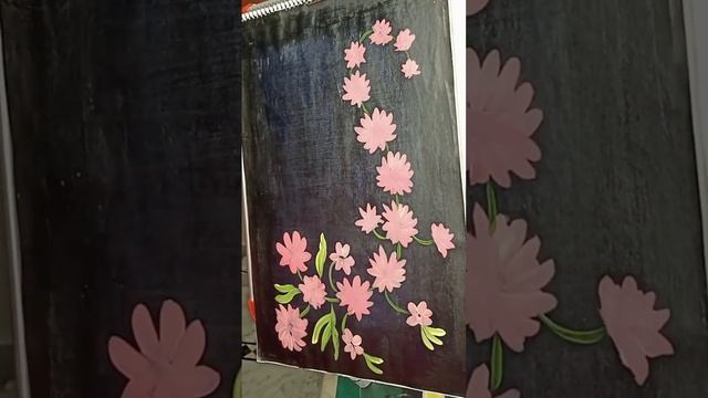 one stroke flower painting for beginners