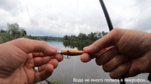От таких УДАРОВ, руки ТРЯСУТСЯ! Рыбалка на спиннинг, Жерех на реке летом