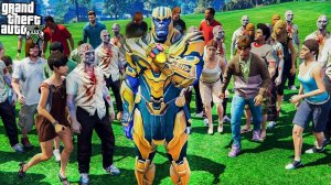 ТАНОС ВЫЖИВАЕТ В ЗОМБИ АПОКАЛИПСИСЕ В ГТА 5 МОДЫ! THANOS ОБЗОР МОДА В GTA 5! ИГРЫ ГТА ВИДЕО MODS