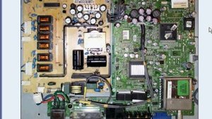 Ремонт телевизора LG RZ 20LA90, шасси ML 041B, нет изображения, нет звука, меню отображается!