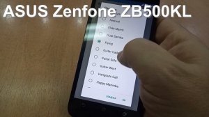ASUS Zenfone ZB500KL  Incoming Call And Ringtones