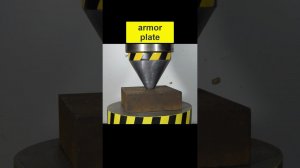 hydraulic press vs armor