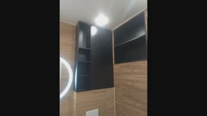 Шкаф над инсталляцией