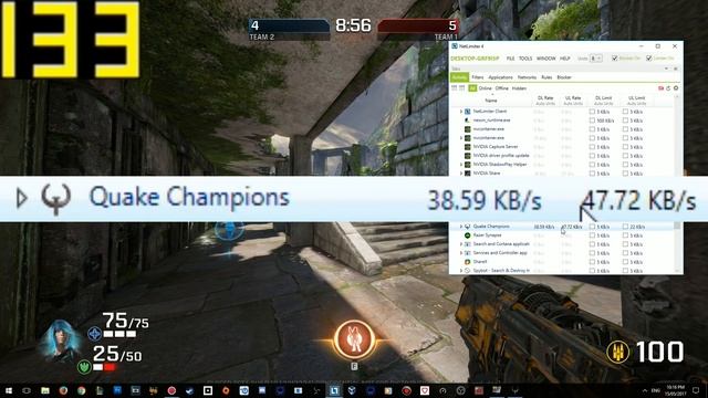 Quake Champions Netcode Lag Is Due To FPS And Upload Speed (FIX)