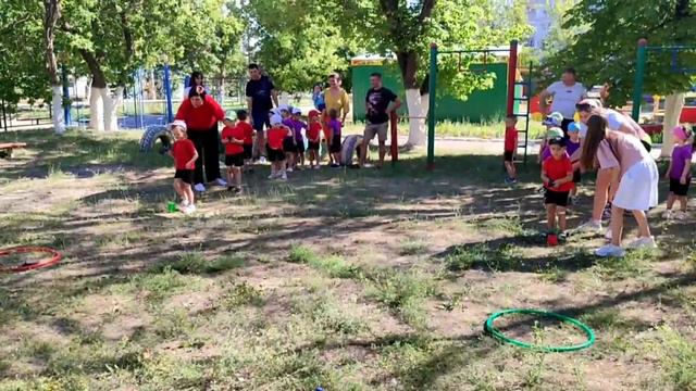 В детском саду «Светлячок» провели совместное с родителями спортивное мероприятие