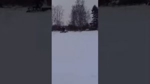 Самодельный снегоход с двигателем лифан 15 лс.  «Ромыч»