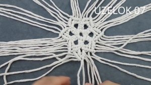 DIY Macrame Coaster. Boho Table Decor Tutorial/ Салфетка - в Стиле БОХО/ Макраме/UZELOK 07