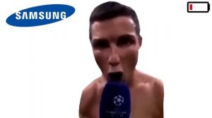 Cristiano Ronaldo Siuuu but phones low battery sounds