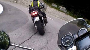 Vrsic Pass, Kranjska Gora - Honda CB 1300 vs. Hornet 900 vs. BMW F800 GS
