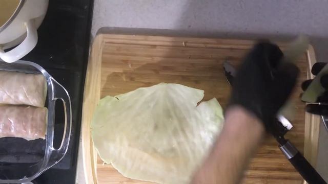 Домашние голубцы с мясным фаршем!