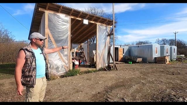 Выгонка тюльпанов. Строительство теплицы.