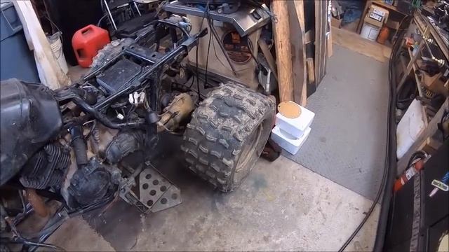 95 yamaha big bear 350 moto 4 project pt 1 смотреть онлайн