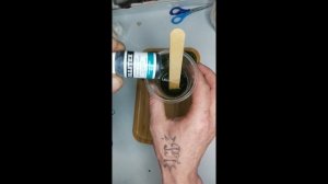 Сервировочная тарелка с использованием эпоксидной смолы