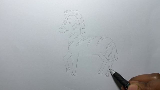 Zebra ? drawing for beginners/#zebraDrawing/ How to Draw a Zebra/ step by step Zebra drawing смотреть онлайн
