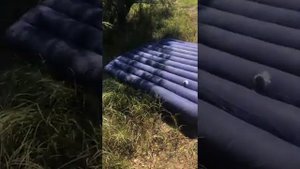 Как накачать матрас лайфхак с братом на рыбалке