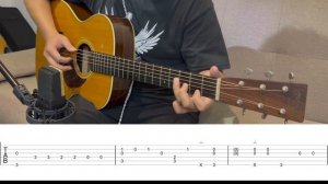 【TAB】龍貓－散步  となりのトトロ「さんぽ」My Neighbor Totoro " Stroll" guitar cover