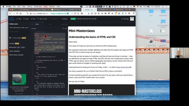 Understanding The Basics Of HTML and CSS - Mini Masterclass #4 with Dinko Verži