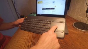 ОНЛАЙНТРЕЙД.РУ - Клавиатура Logitech Keyboard K400 Wireless Touch Plus Black; Код товара: 289970