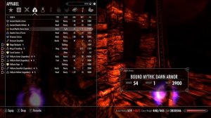 Skyrim Quest mod Sulfur and Fire: Trial of Mehrunes Dagon - i'm literally on FIRE