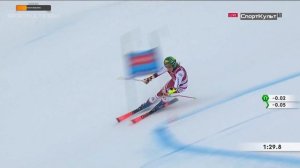Горные лыжи. Кубок мира. Краньска Гора. Женщины. Слалом-Гигант. 2-я попытка.mp4