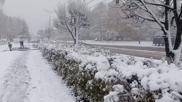 Первый снег в городе смотреть онлайн