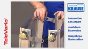 Шарнирная телескопическая лестница-трансформер KRAUSE TeleVario