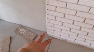 Укладка гипсовый плитки