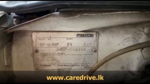 MAZDA FAMILIA BJ5P (323) CHASSIS NUMBER LOCATION & ZL ENGINE NUMBER LOCATION