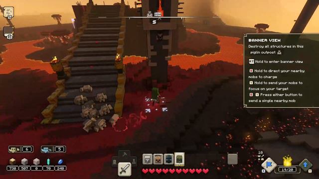 Minecraft Legends - Campaign Mode 1 Hour Gameplay - Defeat Piglins 🐷 #minecraftlegends #silentplay смотреть онлайн