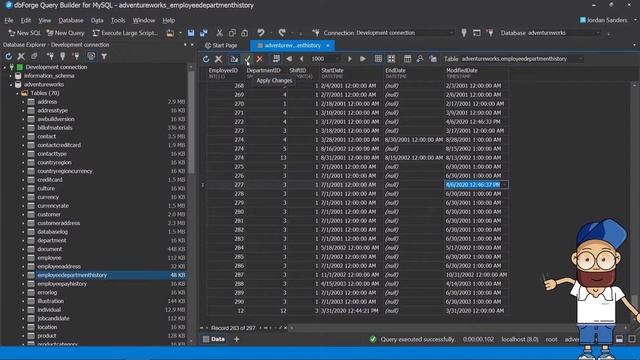 Editing SQL Data using dbForge Query Builder for MySQL смотреть онлайн