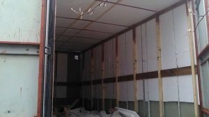 Внутренняя обшивка фургона МАЗ Зубрёнок (слайдшоу) Делаем изотермическую будку из промтоварной
