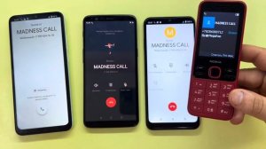 Incoming Call ZTE Blade A51lite Vs OnePlus 5T & Xiaomi Redmi A1+ and Nokia 150 Red Outgoing Call