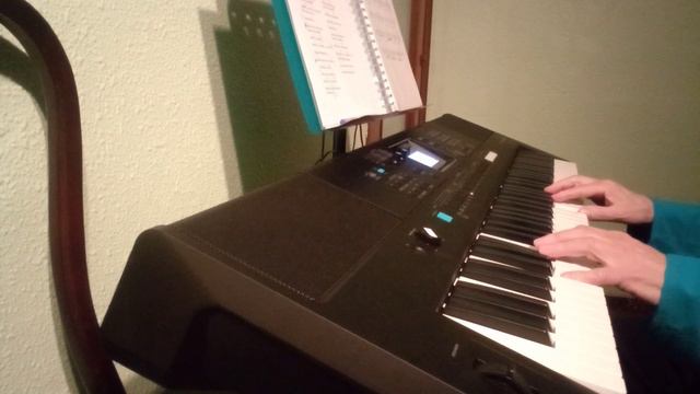 Adagio de Albinoni - Yamaha psr EW 425. смотреть онлайн