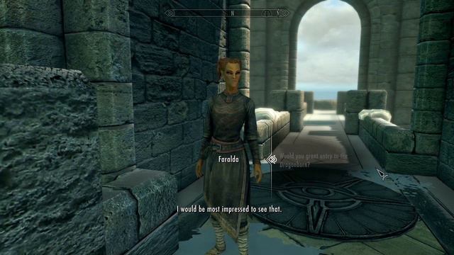 Barbarian Nord with zero magic skills enters college of Winterhold. Skyrim Anniversary Edition