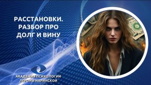 Расстановки. Квантовый подход. Разбор про долг и вину.