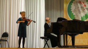 Ш. Берио. Концерт № 9. исп. Колтакова Софья, 8 лет